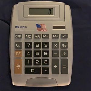 Big display Calculator/ solar